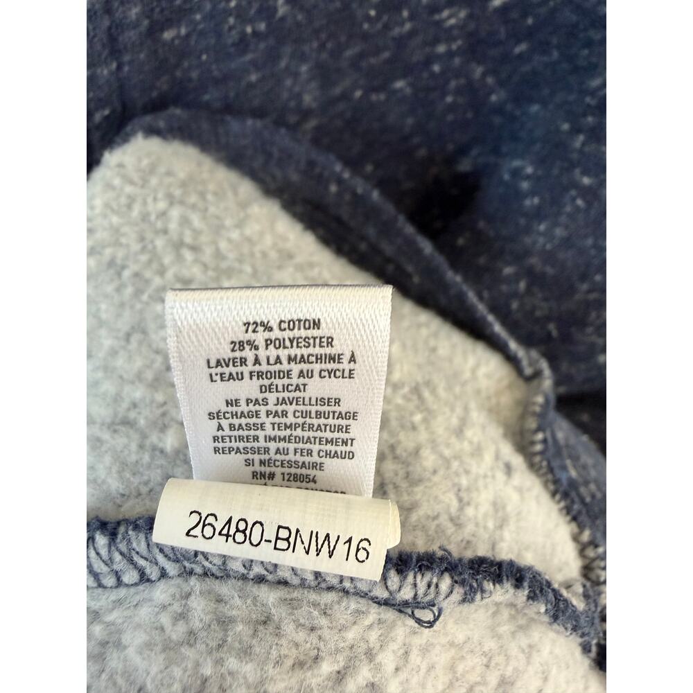 Bonobos Blue Speckled Zip Up Sweatshirt Jacket Slim Fit Size L Fleece Lined - Picture 6 of 7